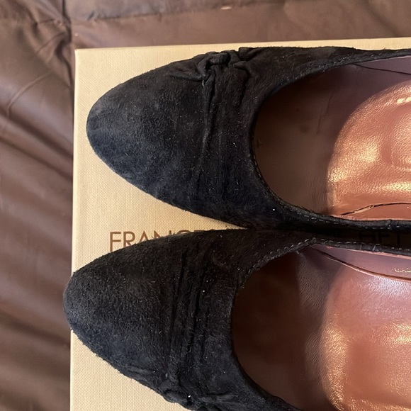 Francesco Morichetti Blue Suede Pumps “Camoscio” style in Box - Picture 4 of 9